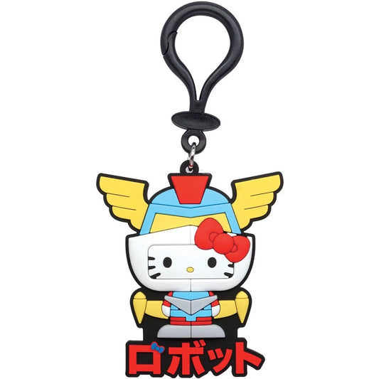 HELLO KITTY ROBOT KAIJU SOFT TOUCH PVC BAG CLIP