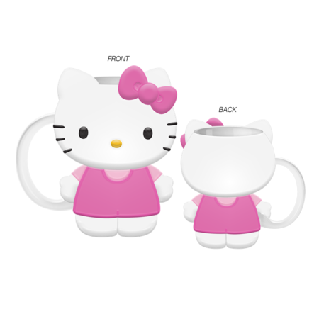 HELLO KITTY FULL BODY 20OZ SCULPTED MUG
