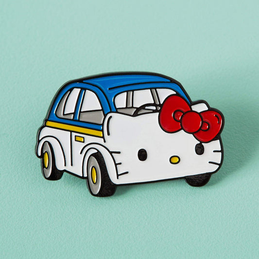 HELLO KITTY X PUNKY PINS CAR ENAMEL PIN