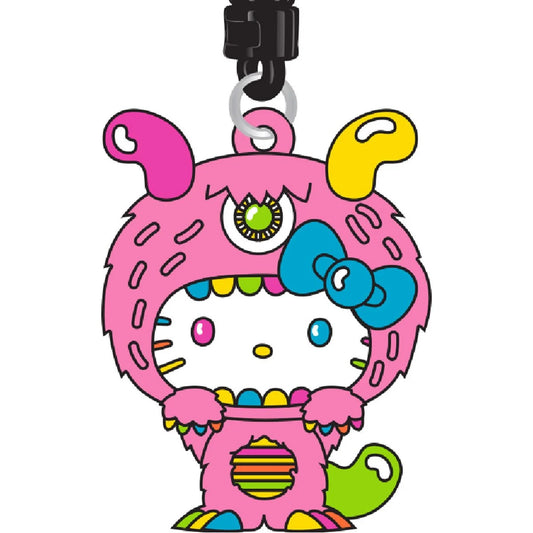 HELLO KITTY PINK KAIJU 3D FOAM BAG CLIP