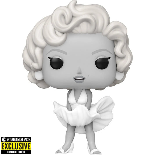 MARILYN MONROE BLACK-AND-WHITE POP! VINYL FIGURE - ENTERTAINMENT EARTH EXCLUSIVE