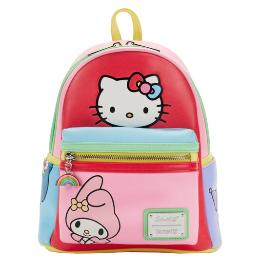 HELLO KITTY AND FRIENDS COLOR BLOCK MINI BACKPACK