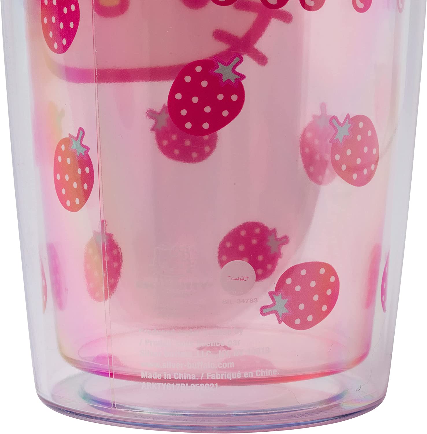 Hello Kitty Strawberry 20oz Plastic Tumbler