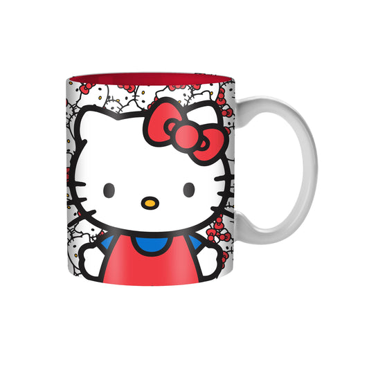 HELLO KITTY ALLOVER FACES 20OZ CERAMIC MUG