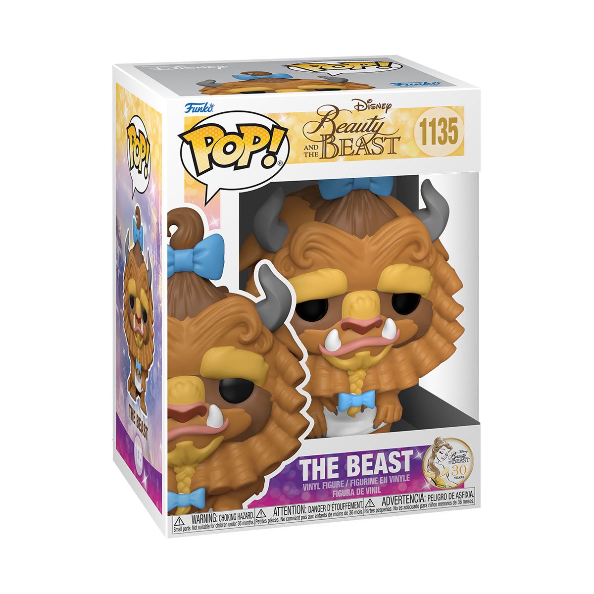 BEAUTY AND THE BEAST THE BEAST WITH CURLS POP! VINYL FIGURE