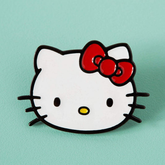 HELLO KITTY X PUNKY PINS KITTY FACE ENAMEL PIN