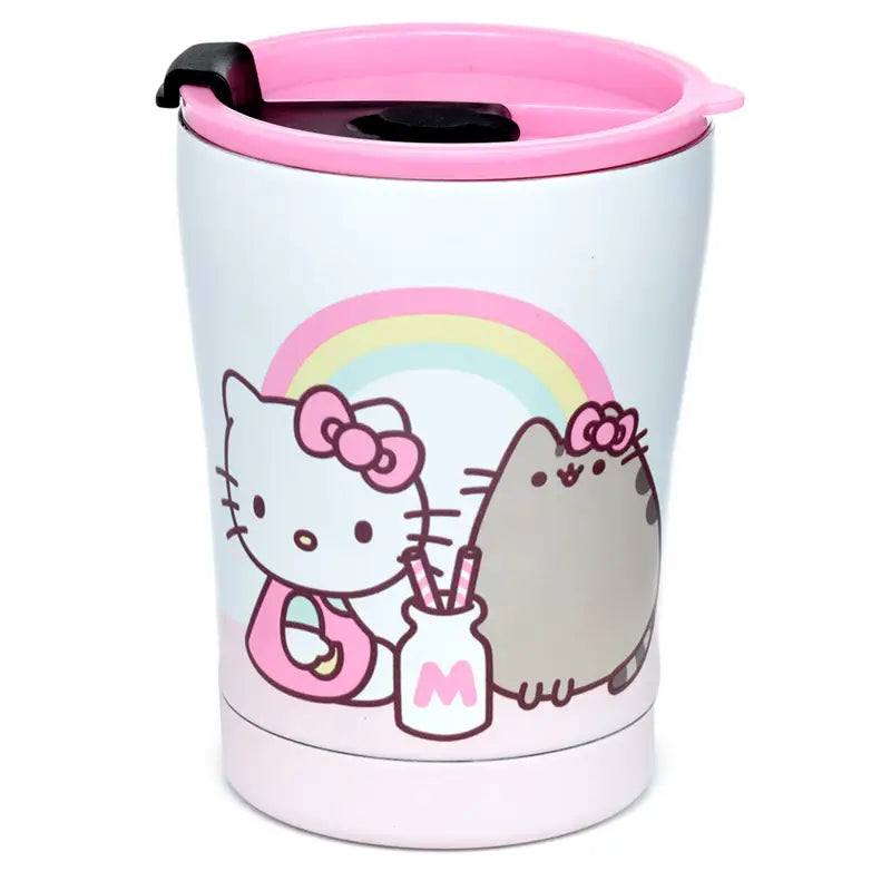 HELLO KITTY & PUSHEEN INSULATED FOOD & DRINK CUP