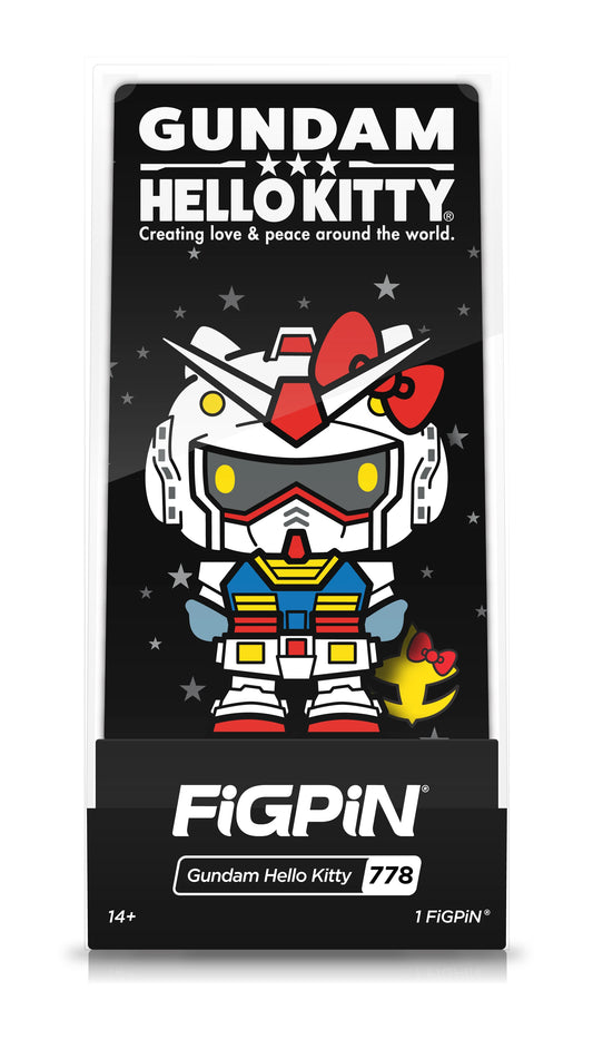 GUNDAM HELLO KITTY 778 FIGPIN