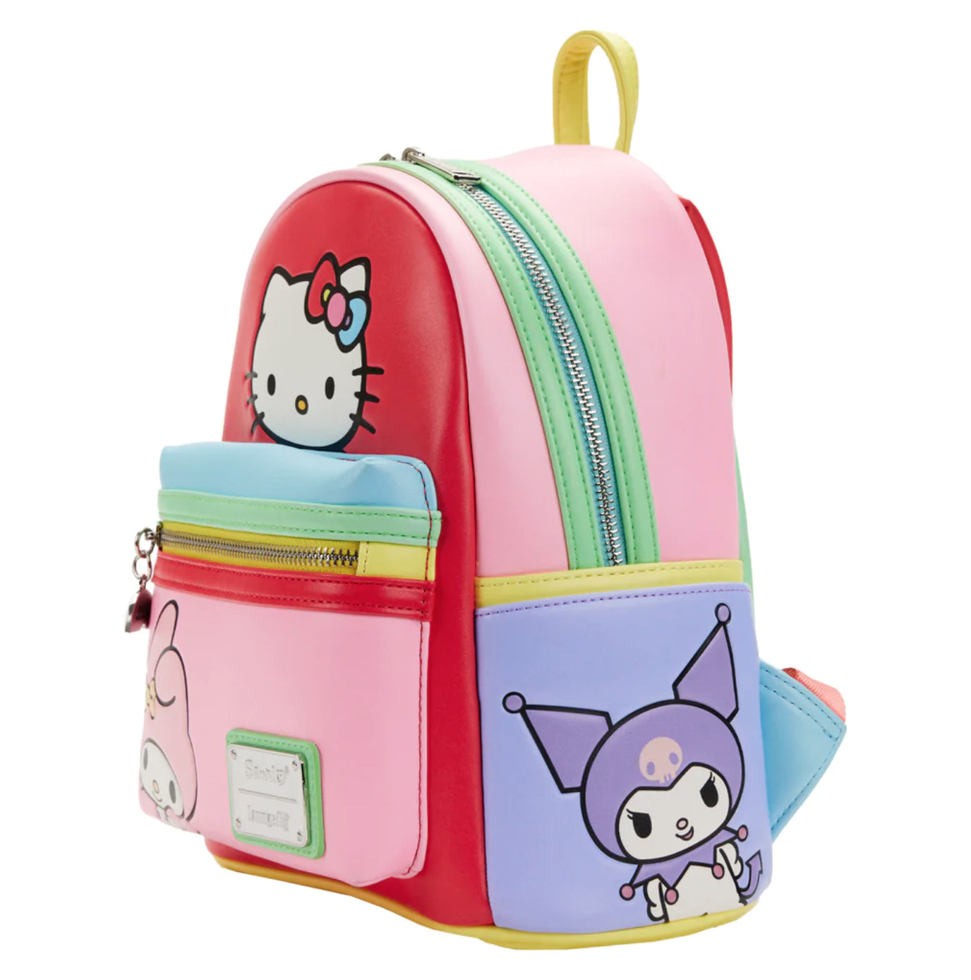 HELLO KITTY AND FRIENDS COLOR BLOCK MINI BACKPACK