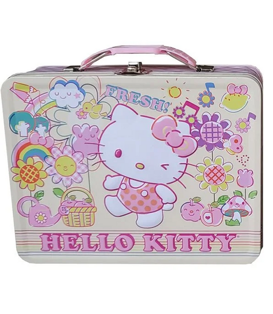 HELLO KITTY CARRY ALL TIN BOX