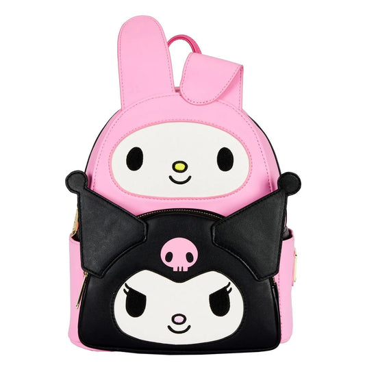LF SANRIO MY MELODY KUROMI DOUBLE POCKET MINI BACKPACK