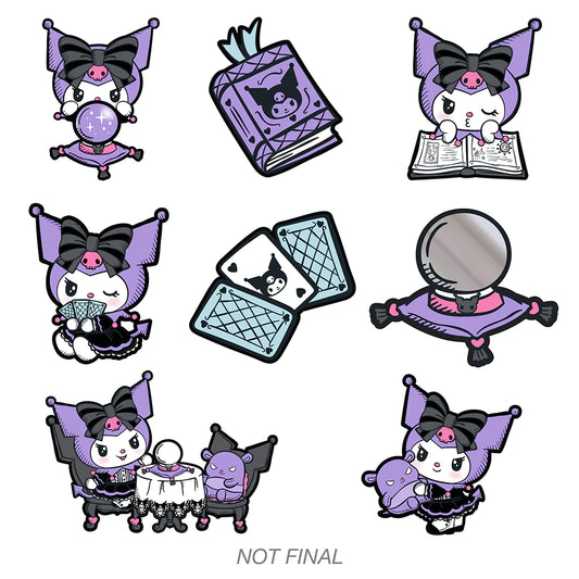 HELLO KITTY AND FRIENDS DELUXE KUROMI FORTUNE ENAMEL PINS *BLIND BOX*