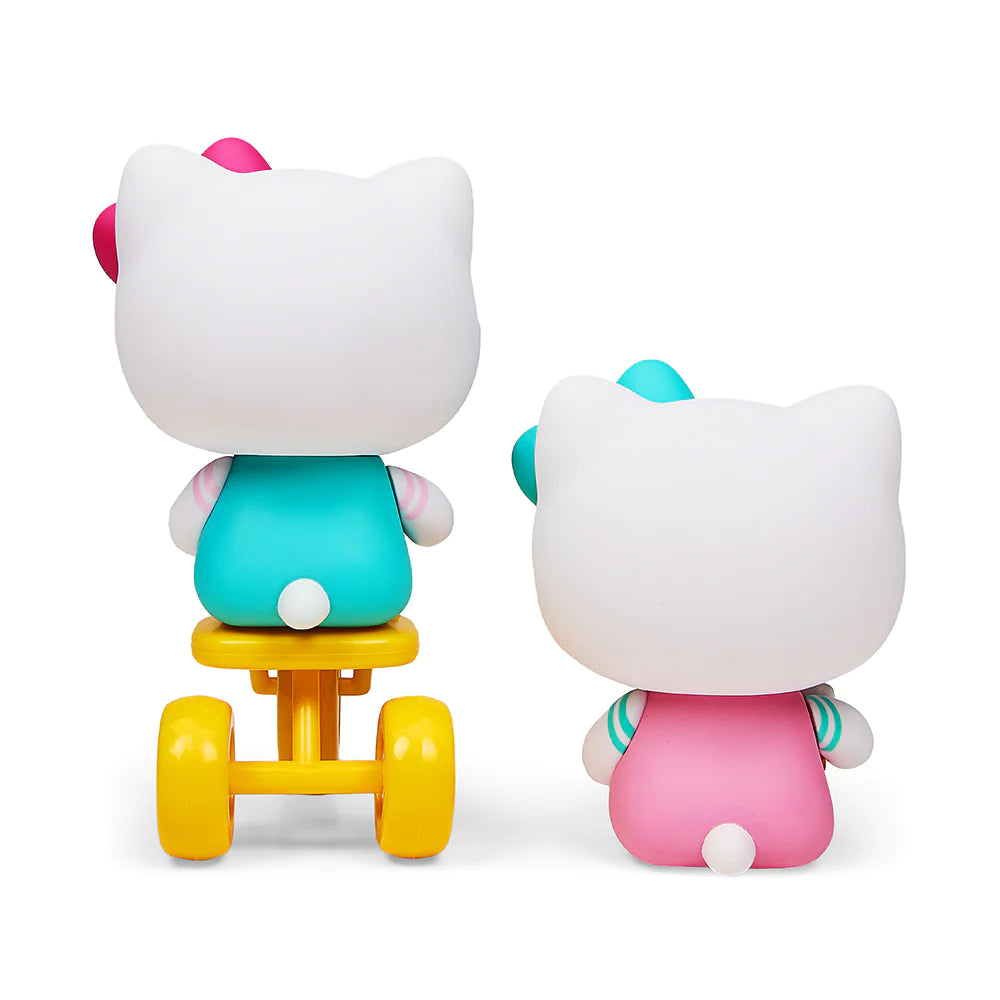 HELLO KITTY® TRICYCLE AND ICE CREAM PLAY THEME 4.5” VINYL FIGURE 2-PACK SET
