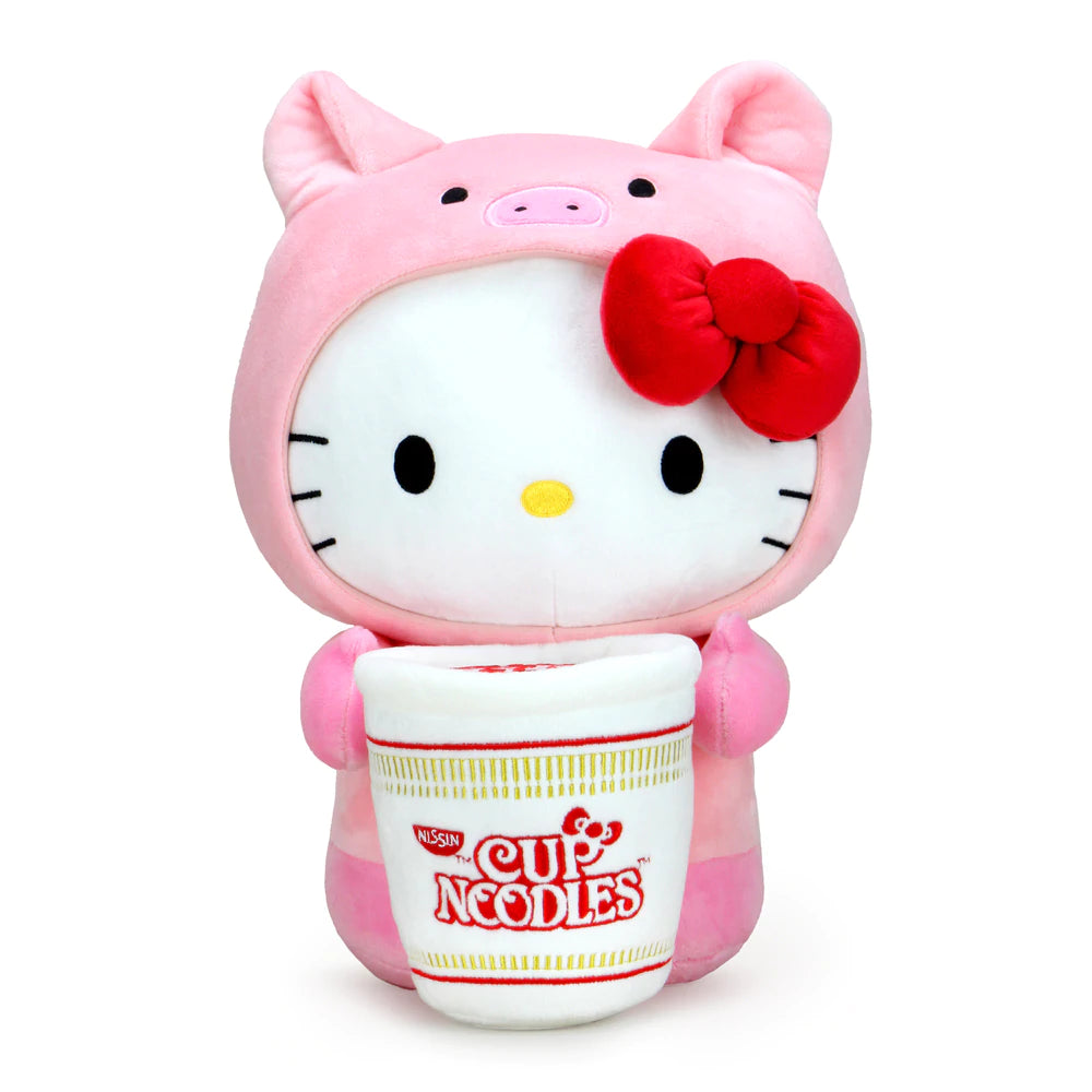 Nissin Cup Noodles x Hello Kitty Pork Cup Medium Plush