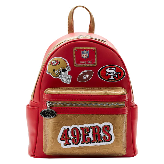 NFL SAN FRANCISCO 49ERS PATCHES MINI BACKPACK