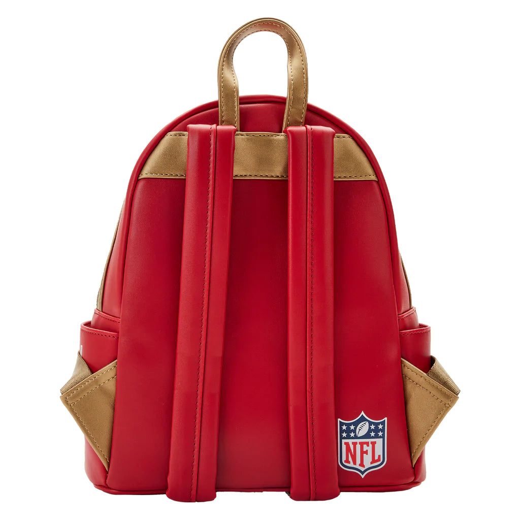 NFL SAN FRANCISCO 49ERS PATCHES MINI BACKPACK