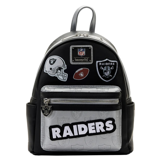 NFL LV RAIDERS PATCHES MINI BACKPACK