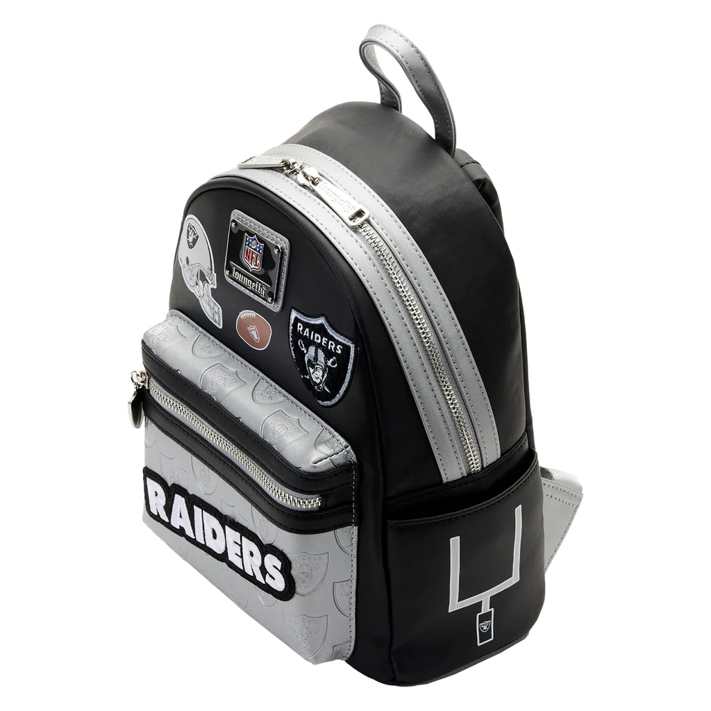 NFL LV RAIDERS PATCHES MINI BACKPACK
