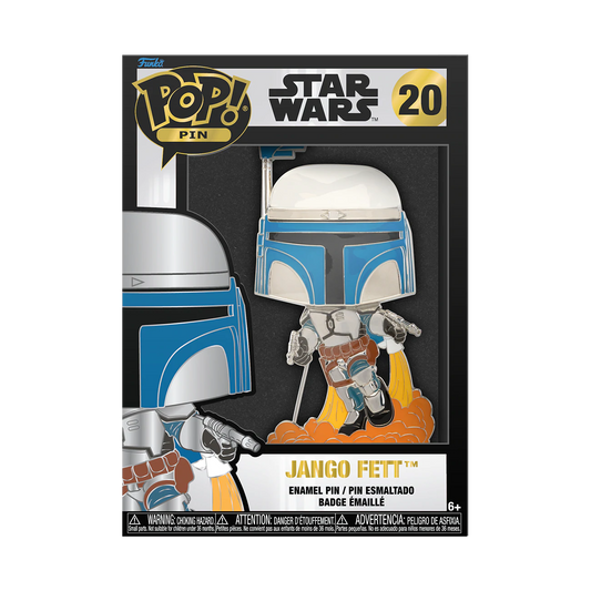 STAR WARS - JANGO FETT LARGE ENAMEL POP PIN