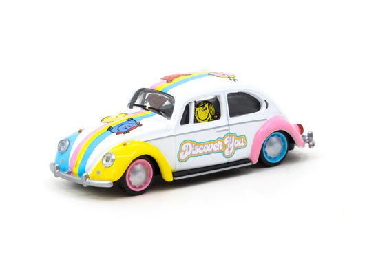 TARMAC WORKS X SCHUCO 1:64 VOLKSWAGEN BEETLE MR. MEN & LITTLE MISS