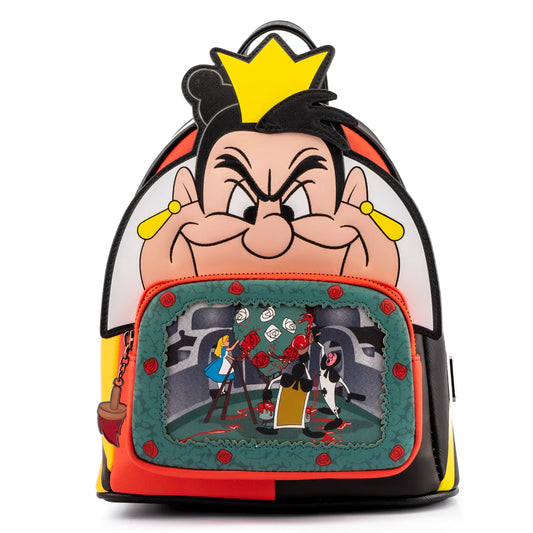 DISNEY VILLAINS SCENE SERIES QUEEN OF HEARTS MINI BACKPACK