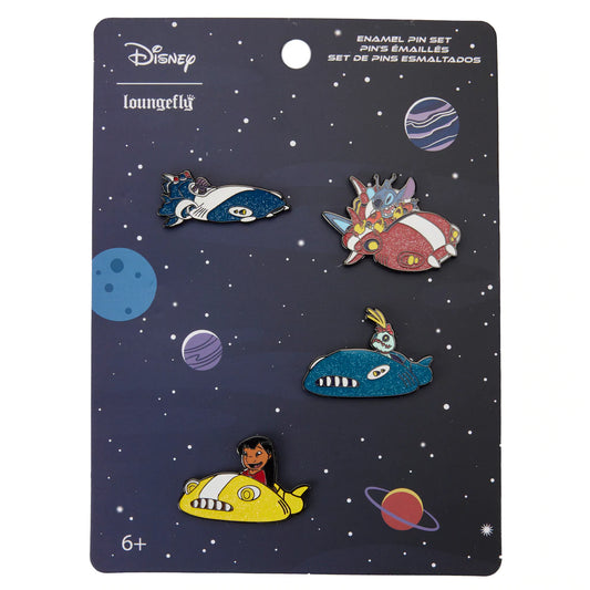 LF DISNEY L&S SPACE ADVENTURE 4 PC PIN SET