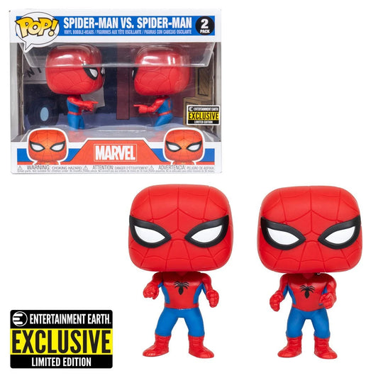 SPIDER-MAN IMPOSTER POP! VINYL FIGURE 2-PACK – ENTERTAINMENT EARTH EXCLUSIVE