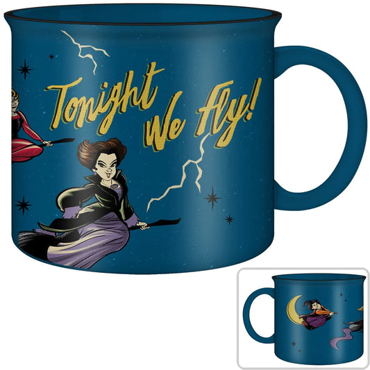 HOCUS POCUS TONIGHT WE FLY! SQUAD 20 OZ. CERAMIC CAMPER MUG