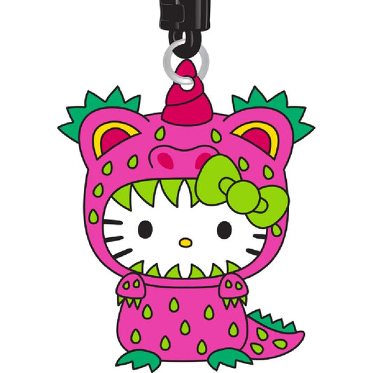 HELLO KITTY STRAWBERRY RED KAIJU 3D FOAM BAG CLIP