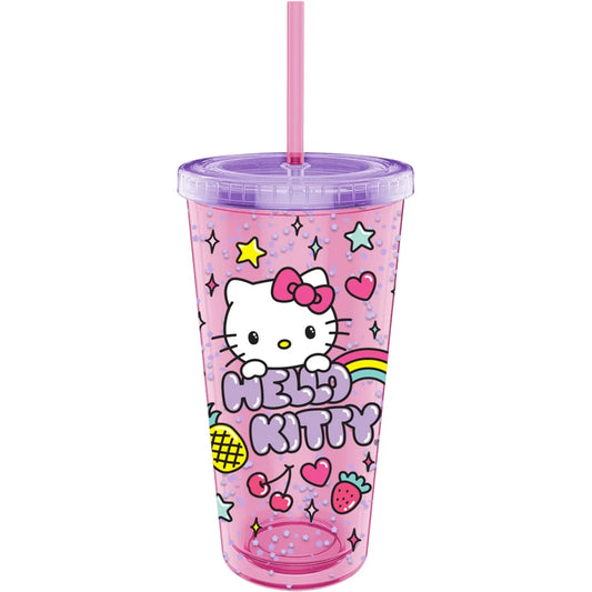 HELLO KITTY 32OZ CONFETTI COLD CUP