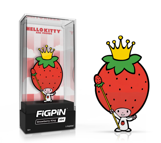 HELLO KITTY AND FRIENDS - STRAWBERRY KING 894 FIGPIN