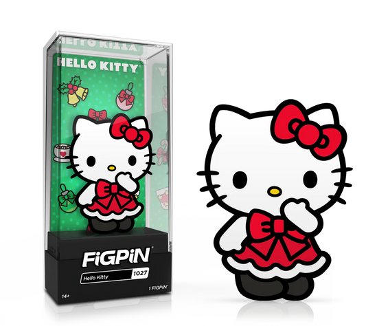 HELLO KITTY CHRISTMAS DRESS 1027 FIGPIN
