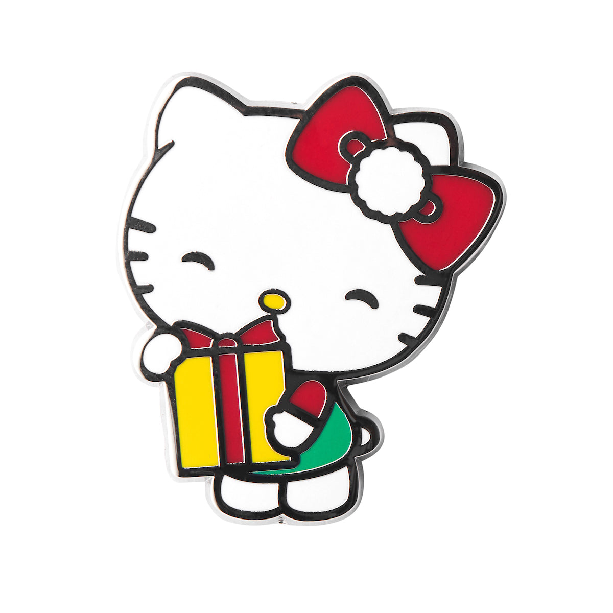 HELLO KITTY A PRESENT FOR YOU! ENAMEL PIN